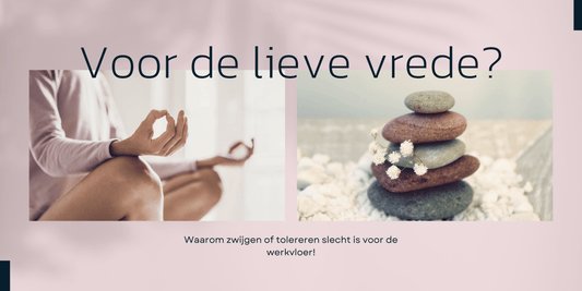 Voor de lieve vrede?