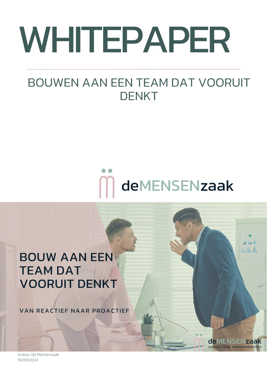 Whitepaper: Hoe verander je een reactief naar een proactief team?